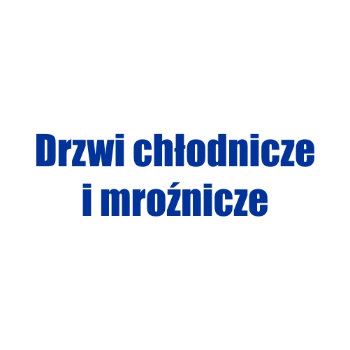 Drzwi chłodnicze i mroźnicze